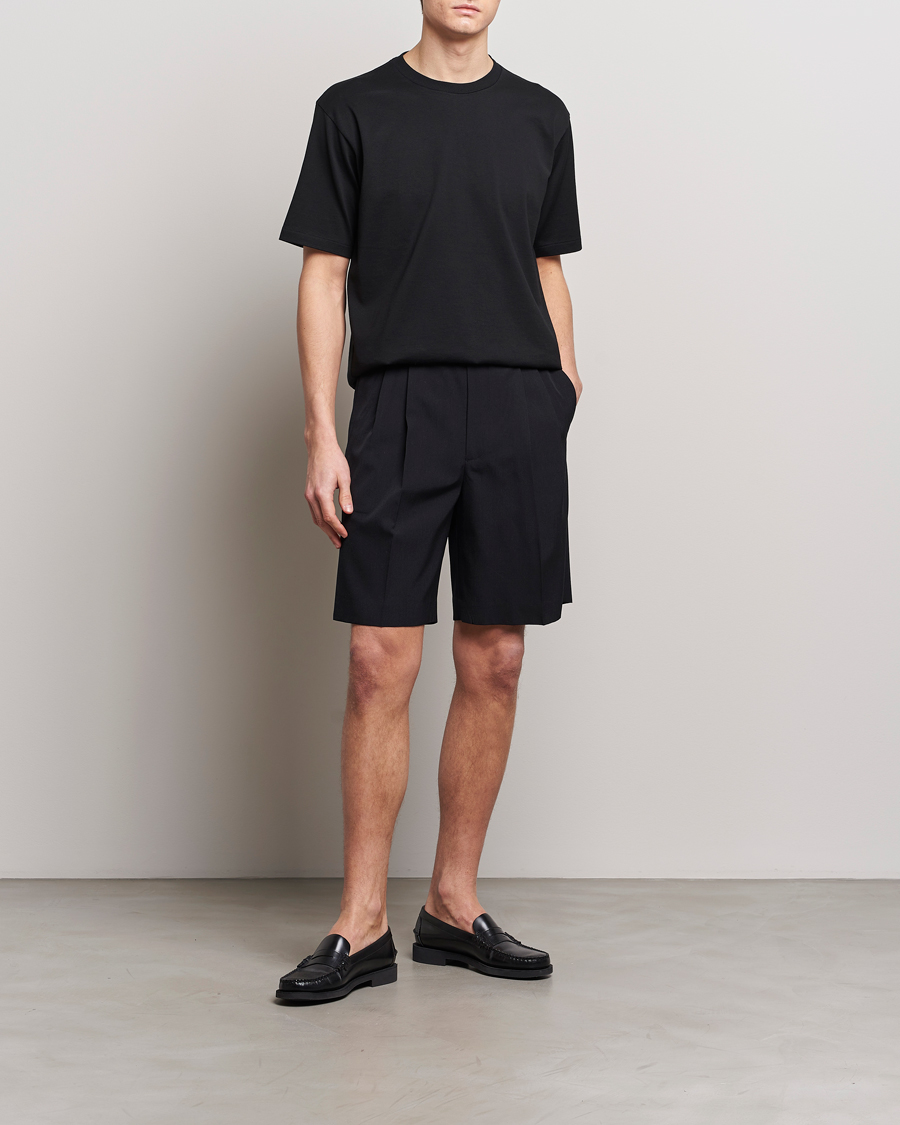 Herren | Shorts | Auralee | Light Wool Gabardine Shorts Black