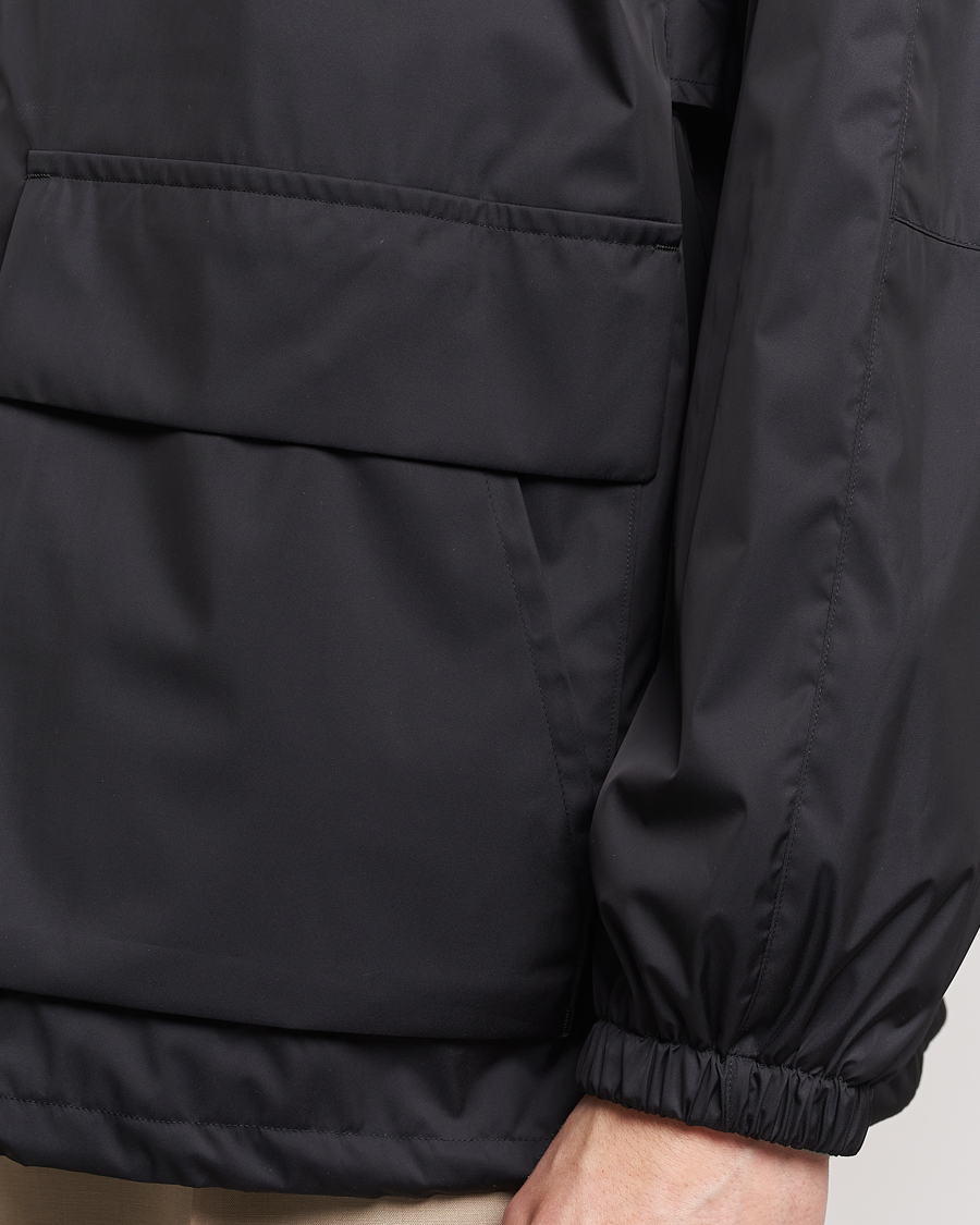 Herren | Jacken | Auralee | Polyester Satin Zip Jacket Black