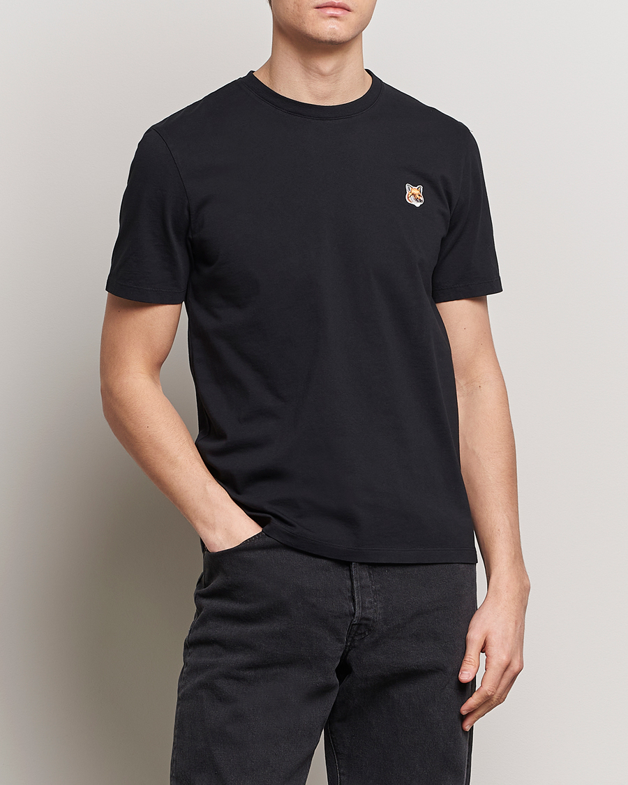 Herren | Stilsegment Casual Classics | Maison Kitsuné | Fox Head T-Shirt Black