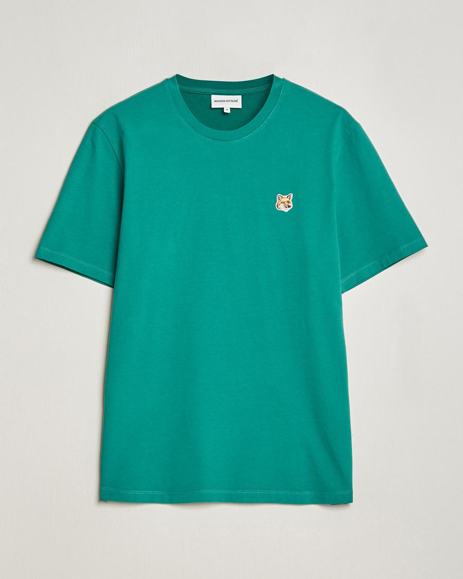 Herren | T-Shirts | Maison Kitsuné | Fox Head T-Shirt Pine Green