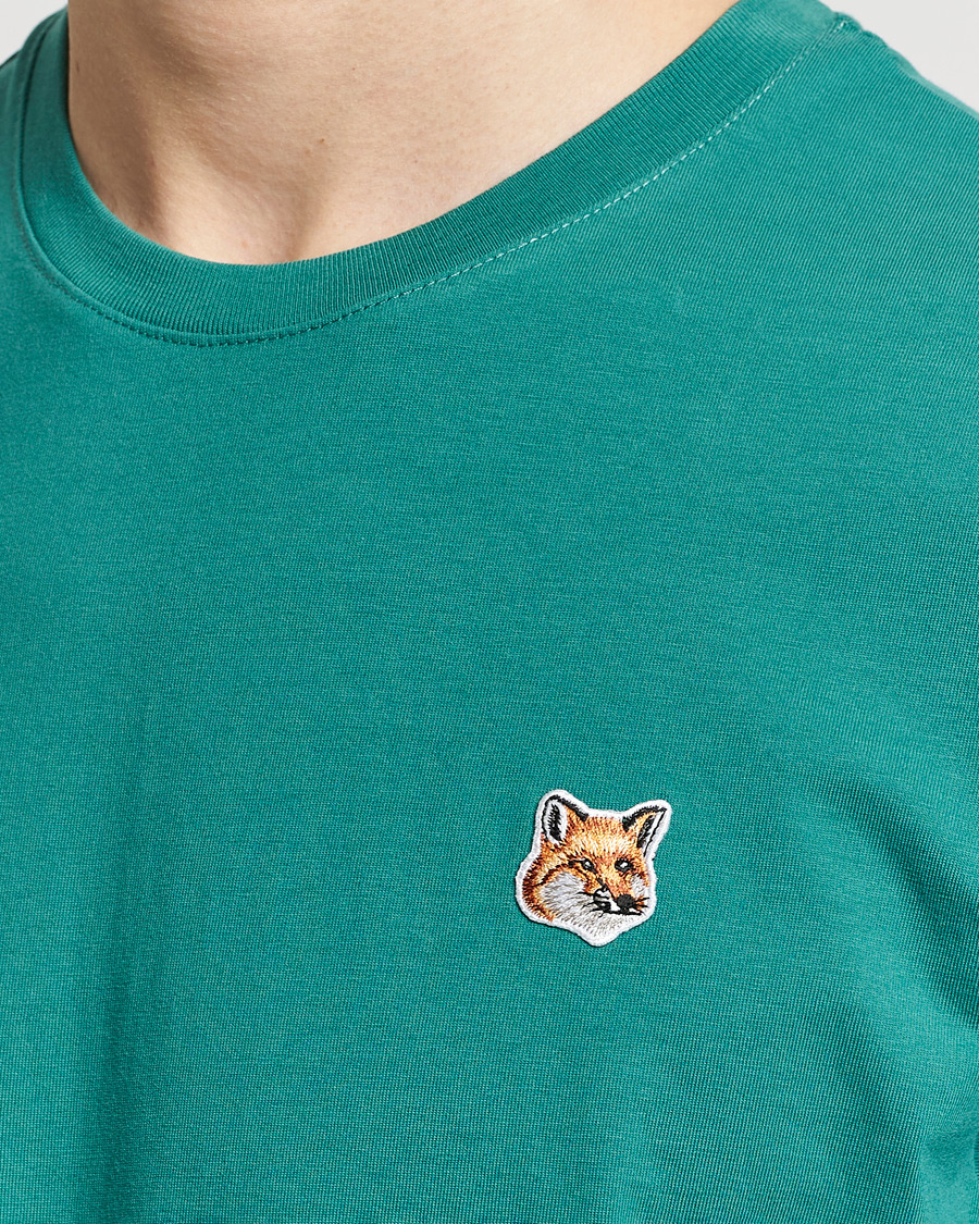 Herren | T-Shirts | Maison Kitsuné | Fox Head T-Shirt Pine Green