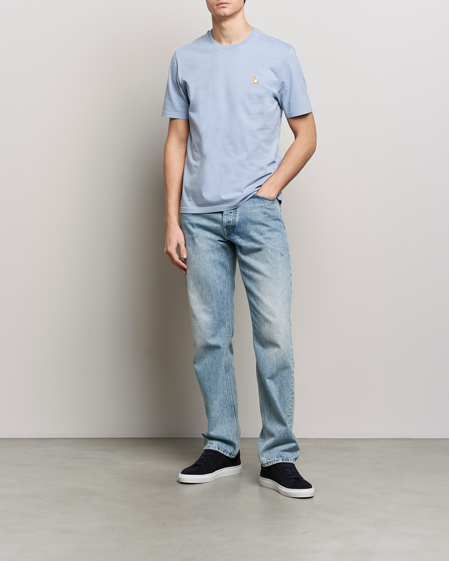 Herren | T-Shirts | Maison Kitsuné | Chillax Fox T-Shirt Beat Blue