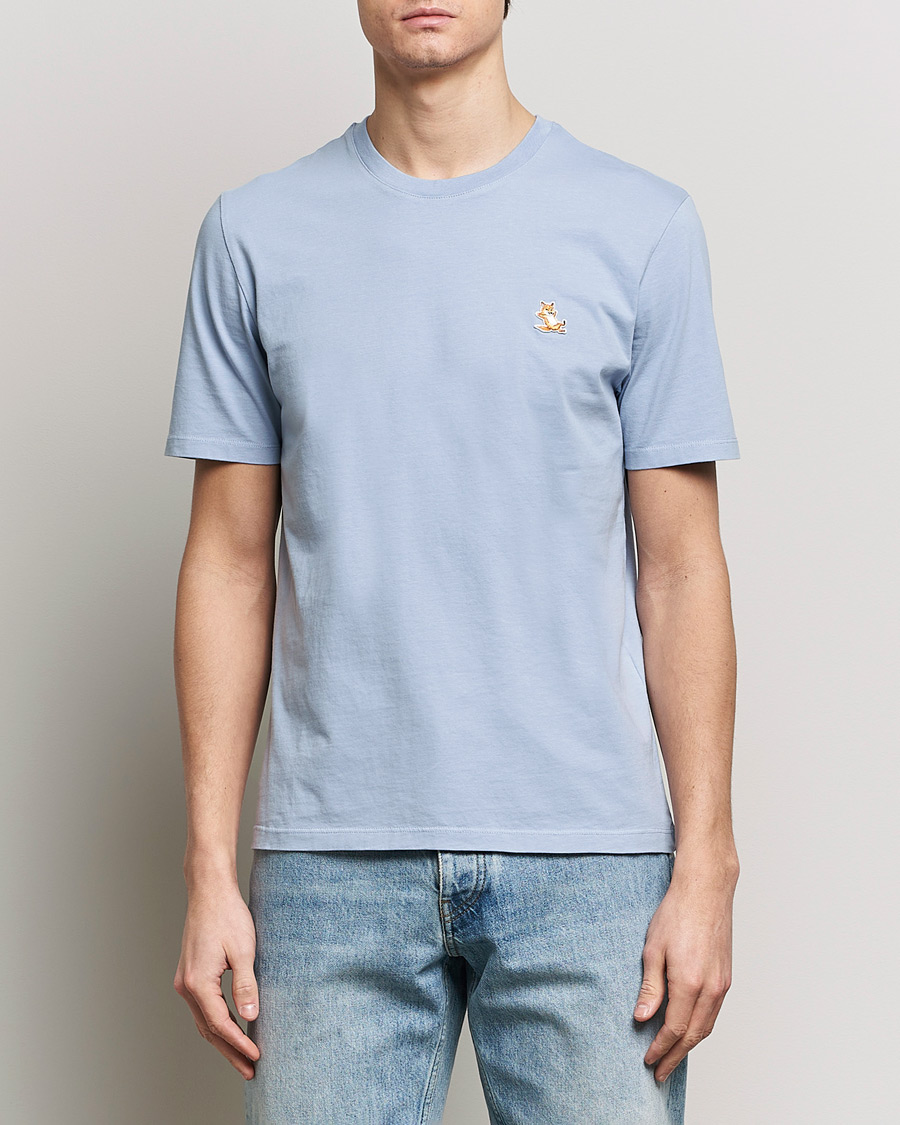 Herren | Kurzarm T-Shirt | Maison Kitsuné | Chillax Fox T-Shirt Beat Blue