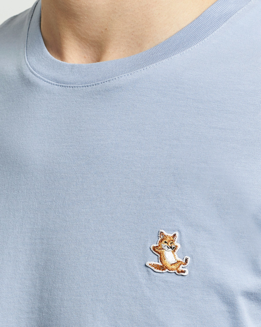 Herren | T-Shirts | Maison Kitsuné | Chillax Fox T-Shirt Beat Blue