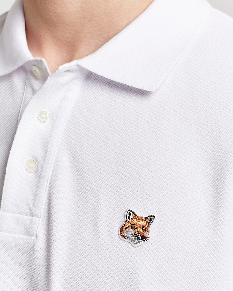 Herren | Poloshirts | Maison Kitsuné | Fox Head Polo White