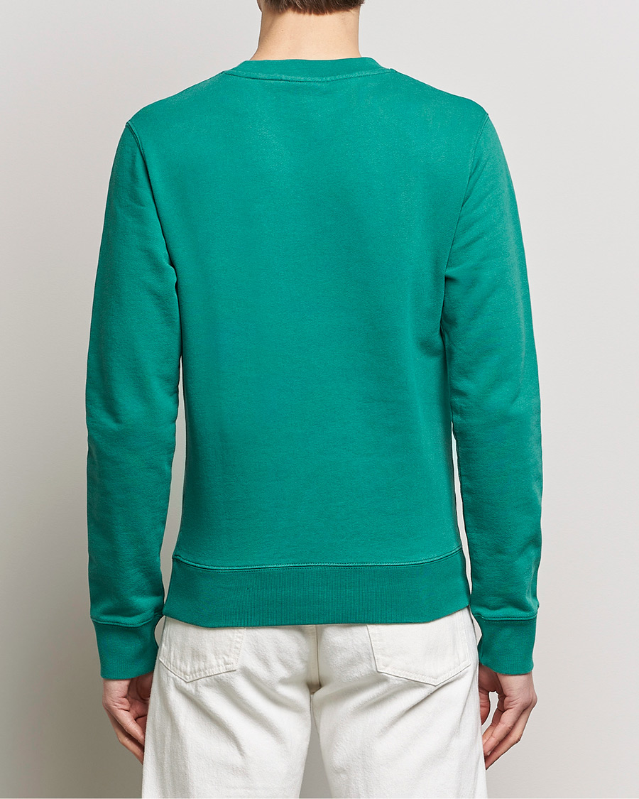 Herren | Pullover | Maison Kitsuné | Fox Head Sweatshirt Pine Green