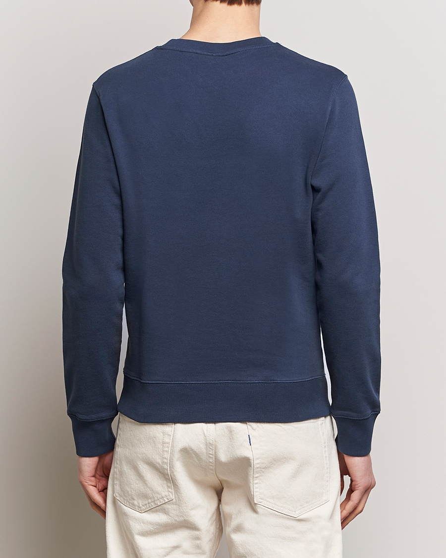 Herren | Pullover | Maison Kitsuné | Chillax Fox Sweatshirt Ink Blue