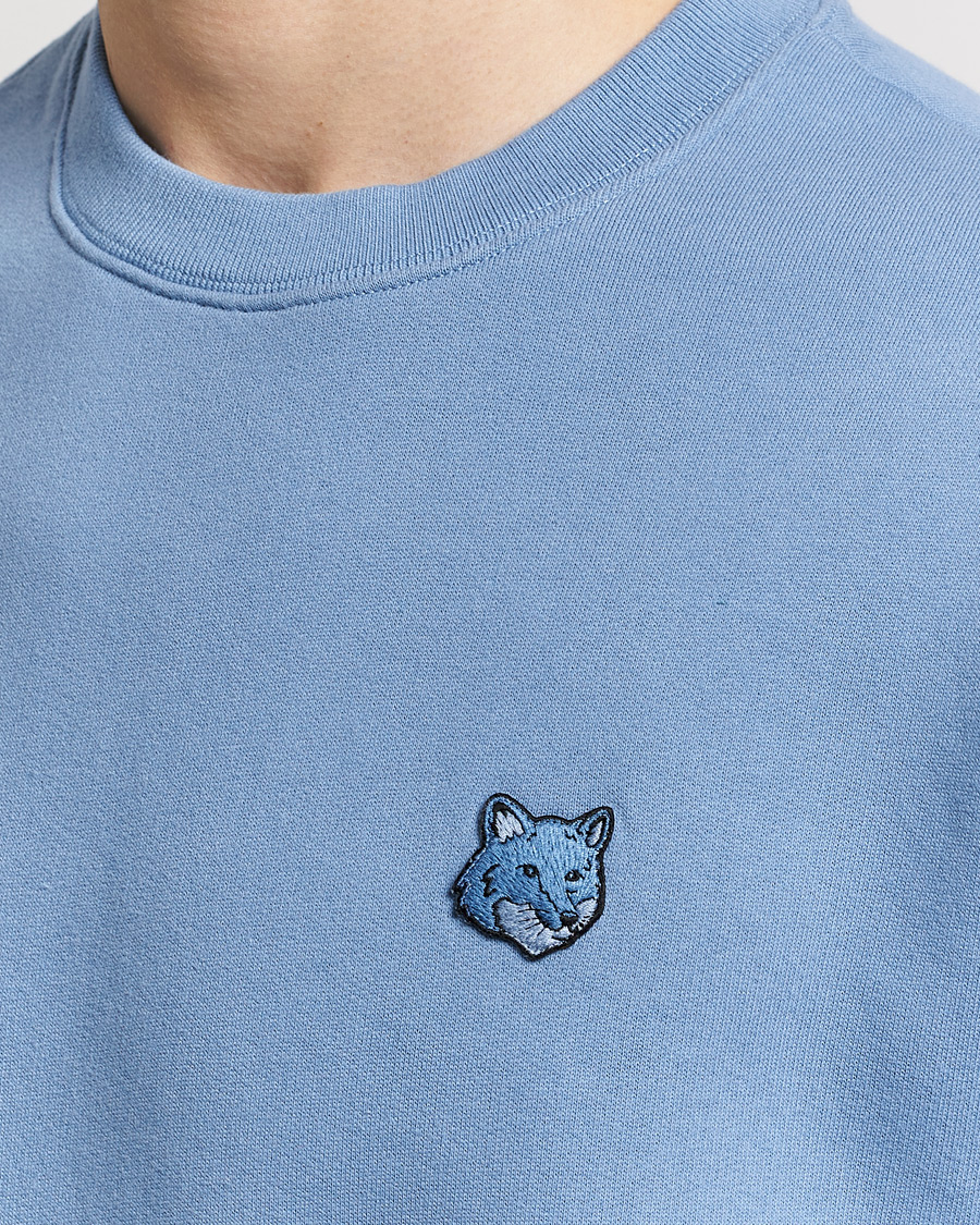 Herren | Pullover | Maison Kitsuné | Tonal Fox Head Sweatshirt Hampton Blue