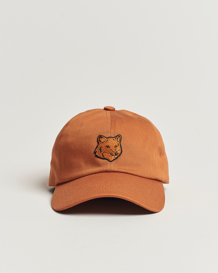 Herren | Maison Kitsuné Tonal Fox Cap Tobacco | Maison Kitsuné | Tonal Fox Cap Tobacco