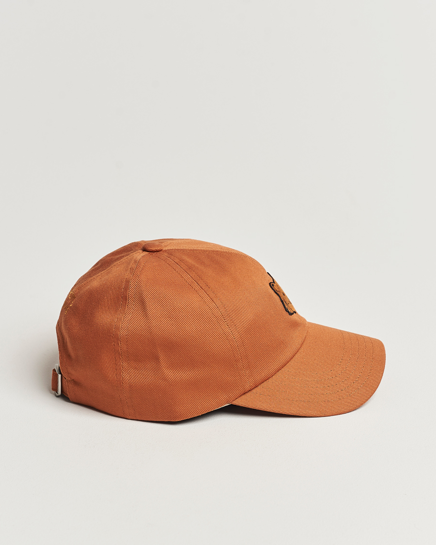 Herren | Maison Kitsuné Tonal Fox Cap Tobacco | Maison Kitsuné | Tonal Fox Cap Tobacco
