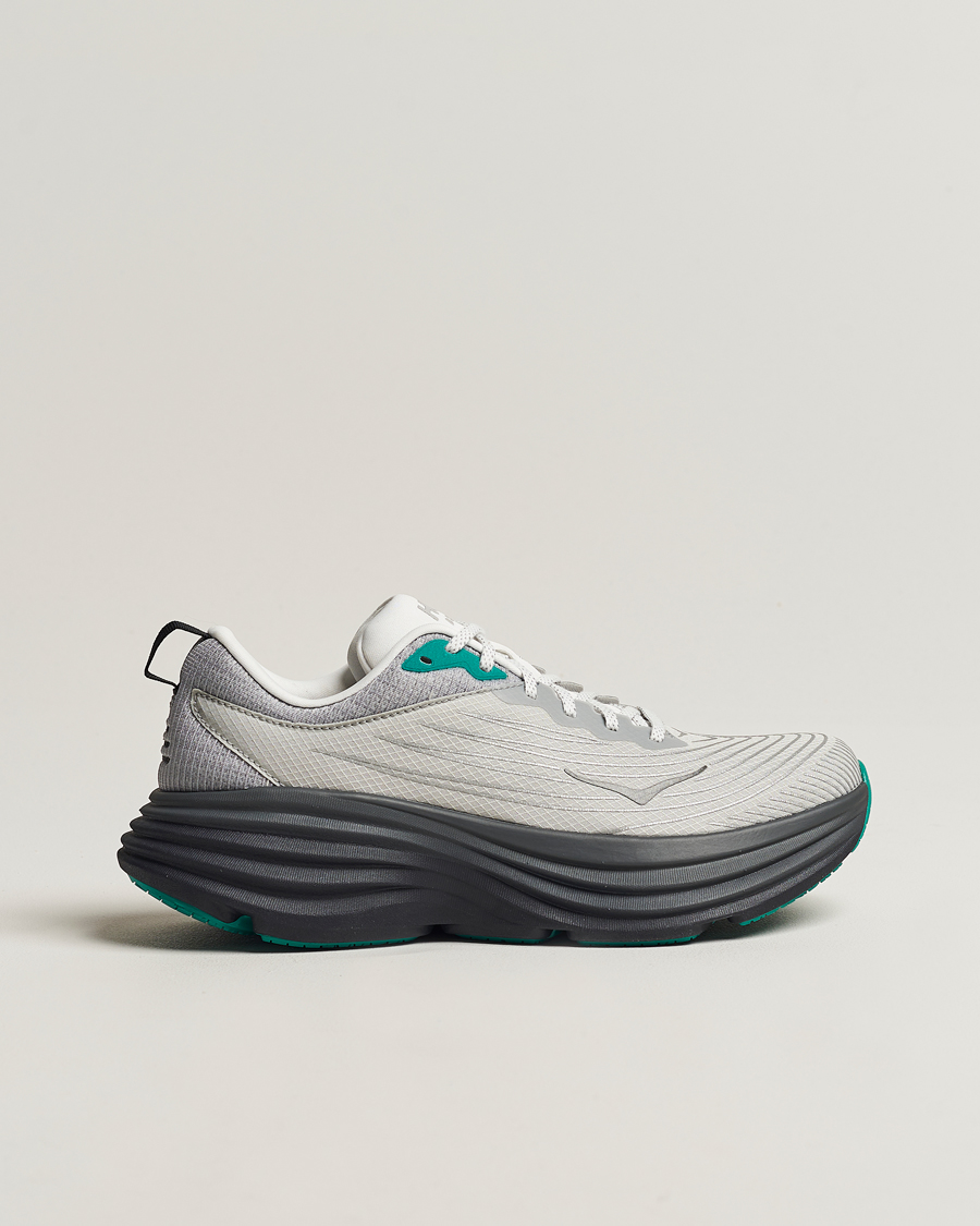 Herren | Hoka Stealth/Tech Bondi 8 Harbor Mist/Black | Hoka | Stealth/Tech Bondi 8 Harbor Mist/Black