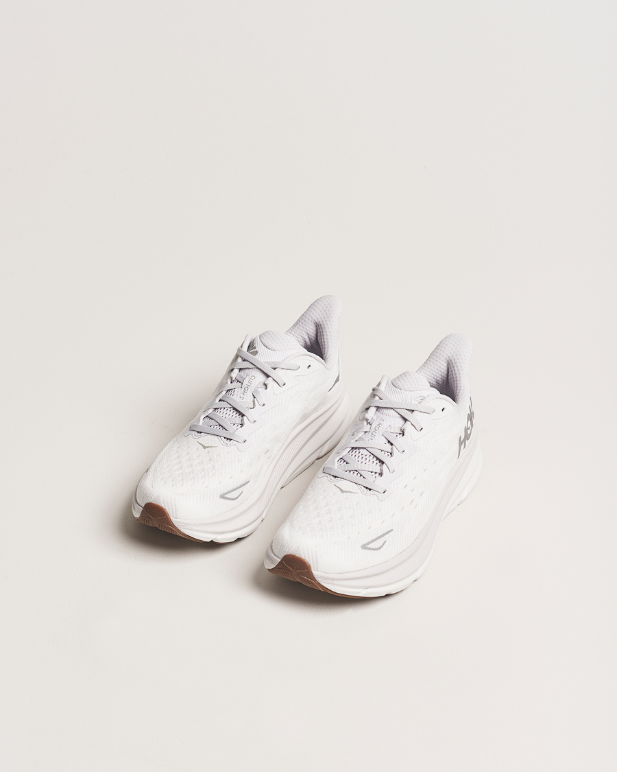 Herren | Hoka Clifton 9 Nimbus Cloud/White | Hoka | Clifton 9 Nimbus Cloud/White