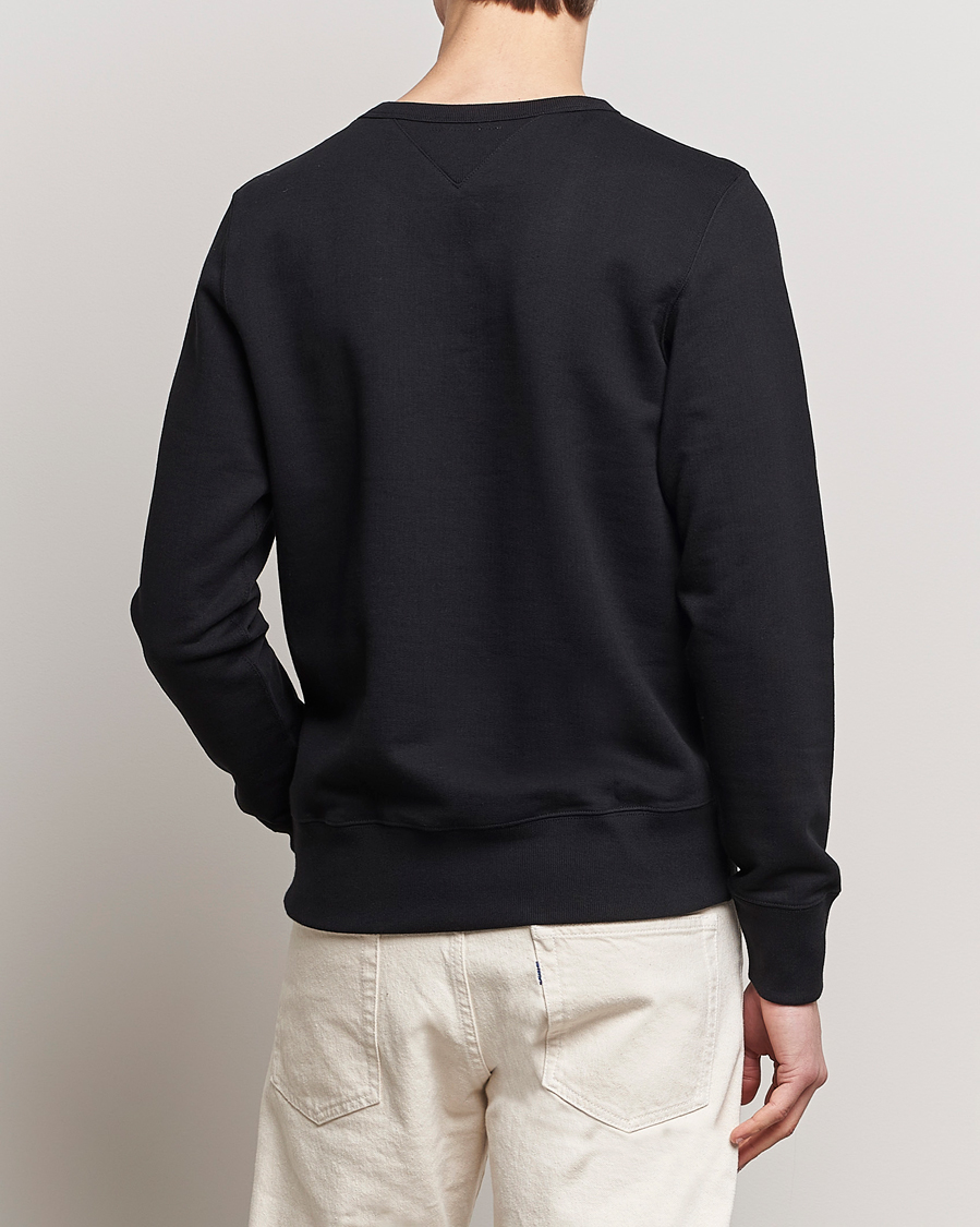 Herren | Pullover | Merz b. Schwanen | Organic Cotton Crew Neck Sweatshirt Black