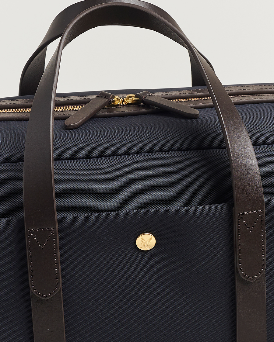 Herren | Mismo M/S Advance Weekendbag Navy/Dark Brown | Mismo | M/S Advance Weekendbag Navy/Dark Brown