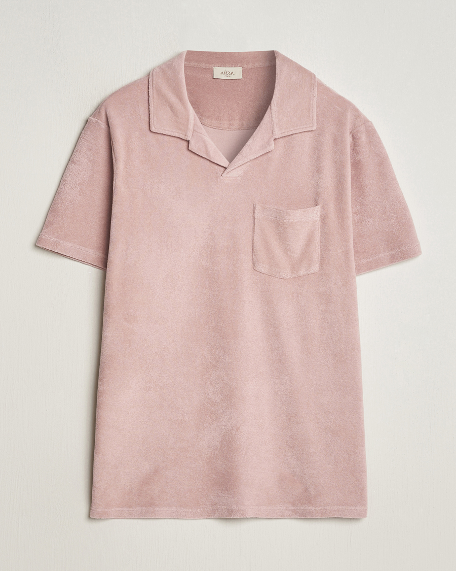 Herren | Poloshirts | Altea | Terry Cotton Polo Rosa