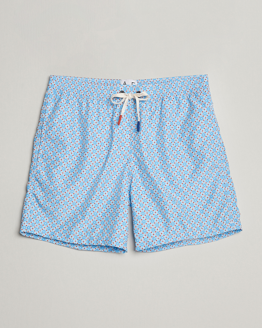 Herren | Badehosen | Altea | Printed Swim Shorts Light Blue
