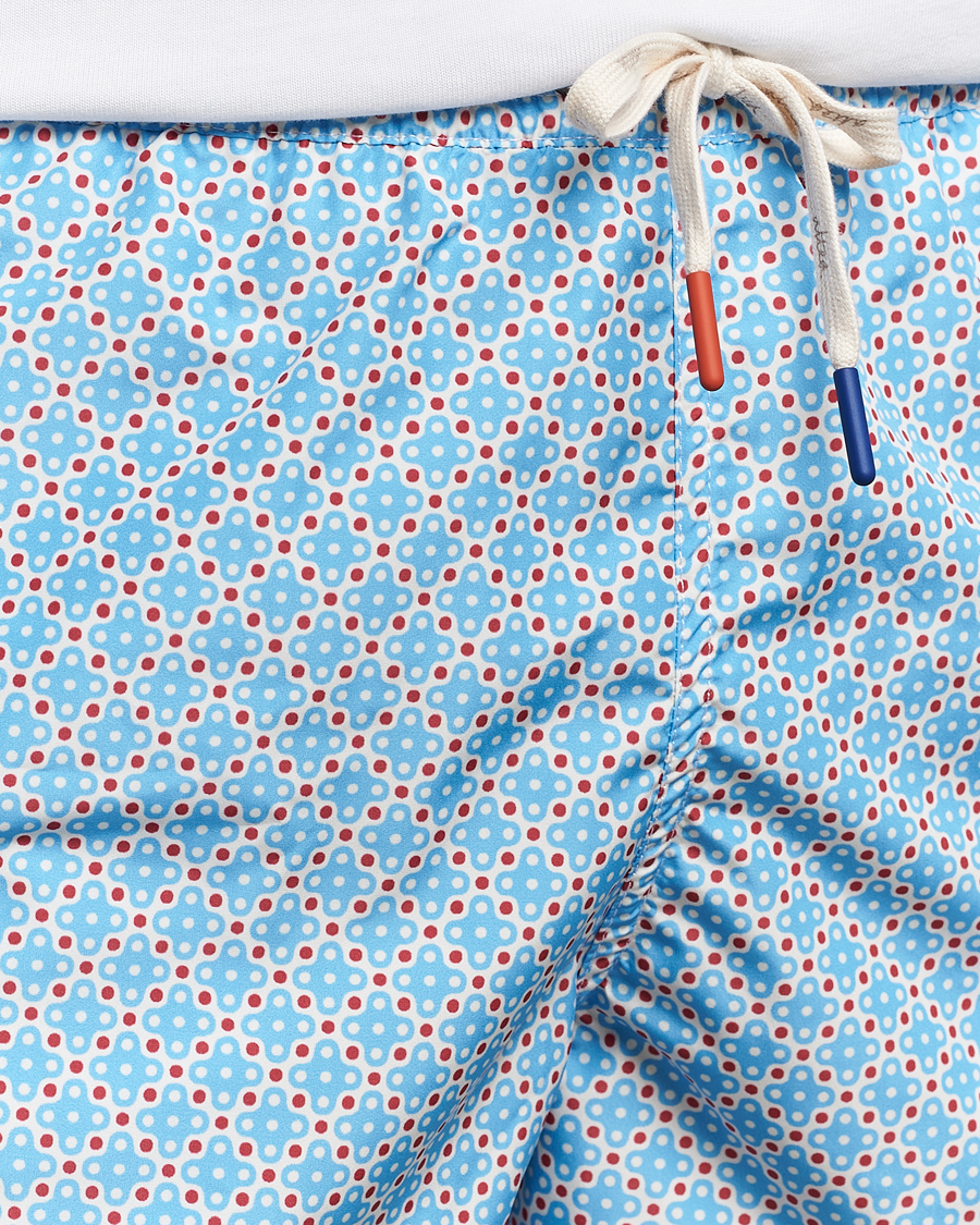Herren | Badehosen | Altea | Printed Swim Shorts Light Blue