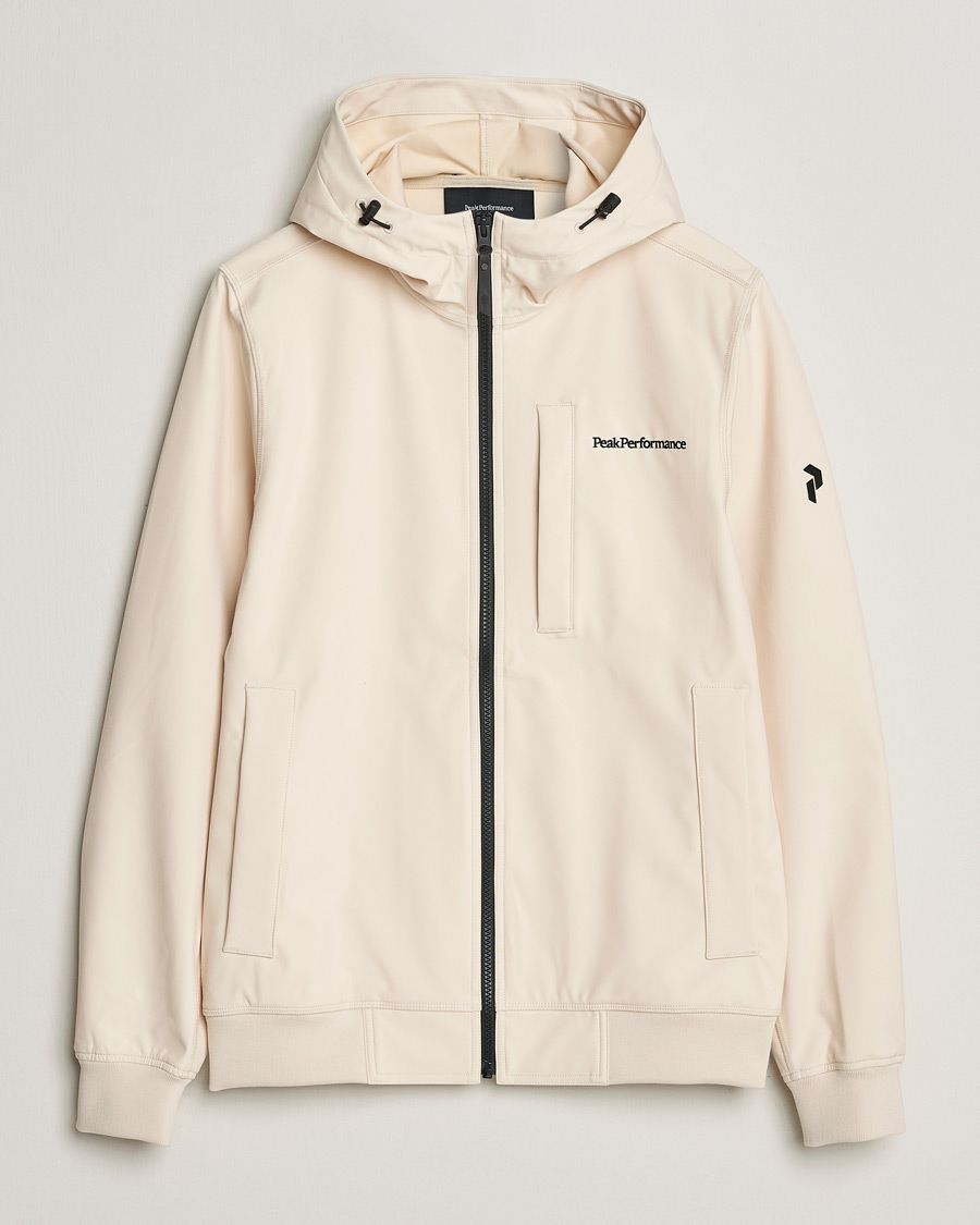 Herren | Jacken | Peak Performance | Softshell Hooded Jacket Sand Fog