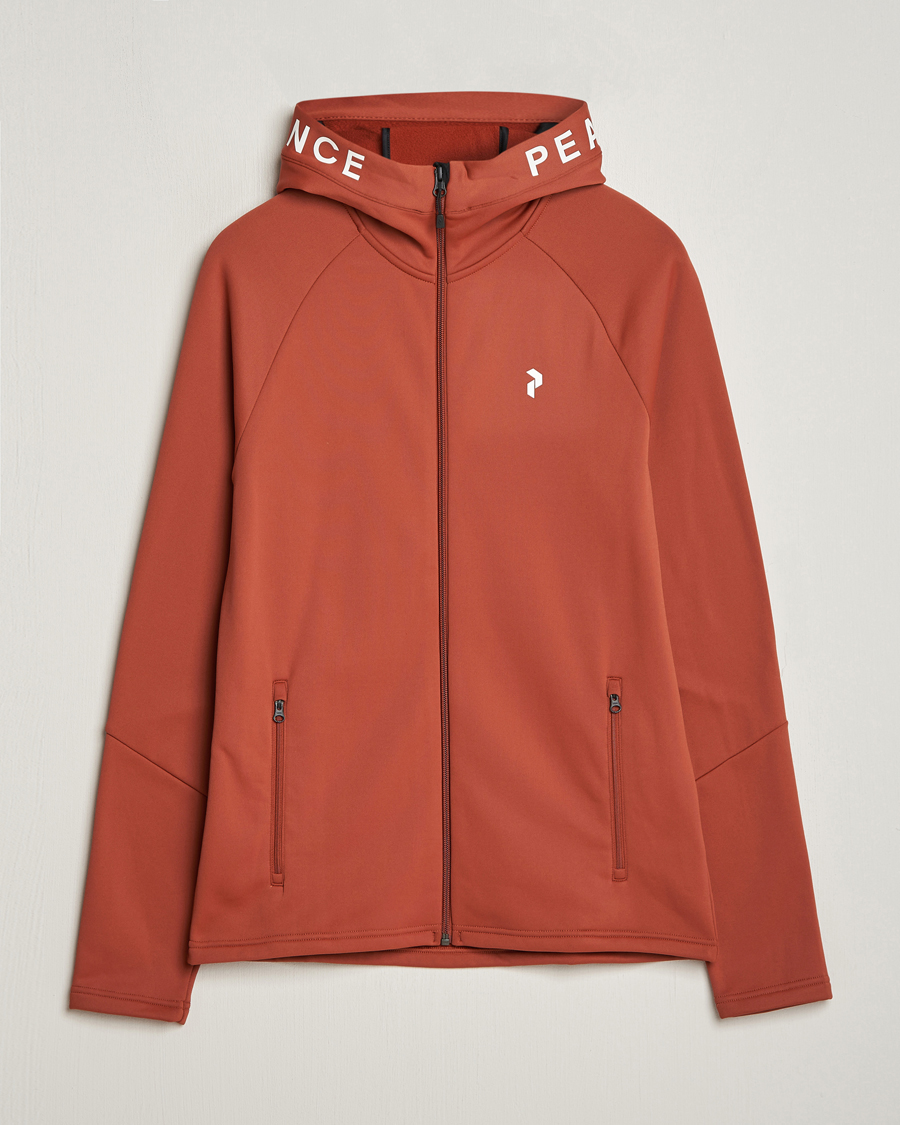 Herren | Pullover | Peak Performance | Rider Hooded Full Zip Spiced