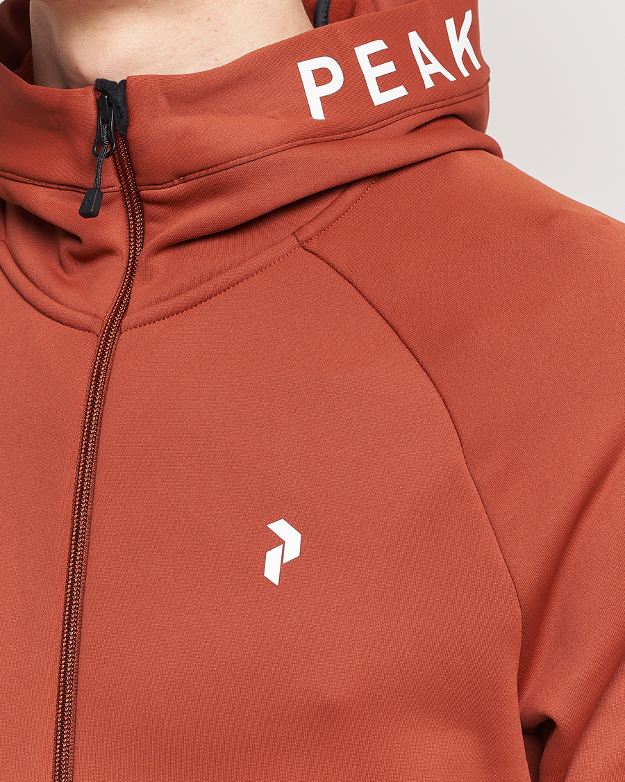 Herren | Pullover | Peak Performance | Rider Hooded Full Zip Spiced