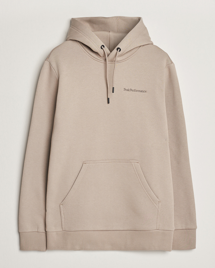 Herren | Pullover | Peak Performance | Original Logo Hoodie Avid Beige