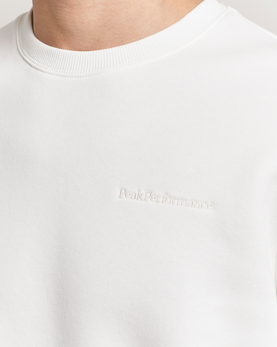 Herren | Pullover | Peak Performance | Original Logo Crew Neck Sweatshirt Off White