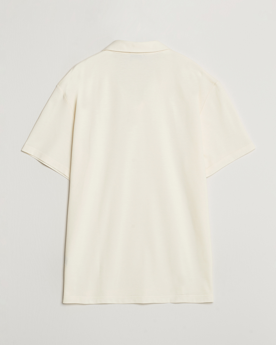 Herren | Poloshirts | Peak Performance | Cotton Coolmax Open Collar Polo Vintage White