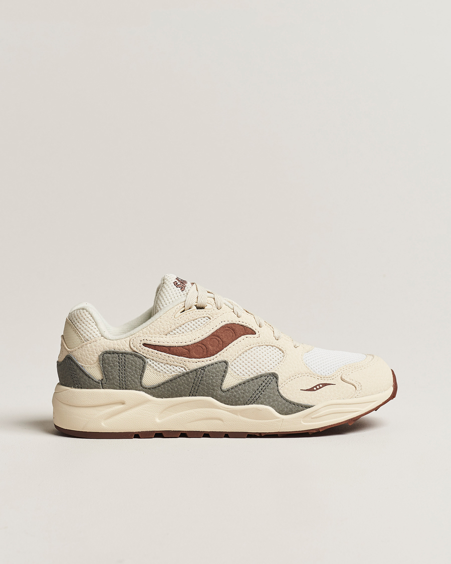 Herren | Saucony Grid Shadow 2 Sneaker Sand/Brown | Saucony | Grid Shadow 2 Sneaker Sand/Brown