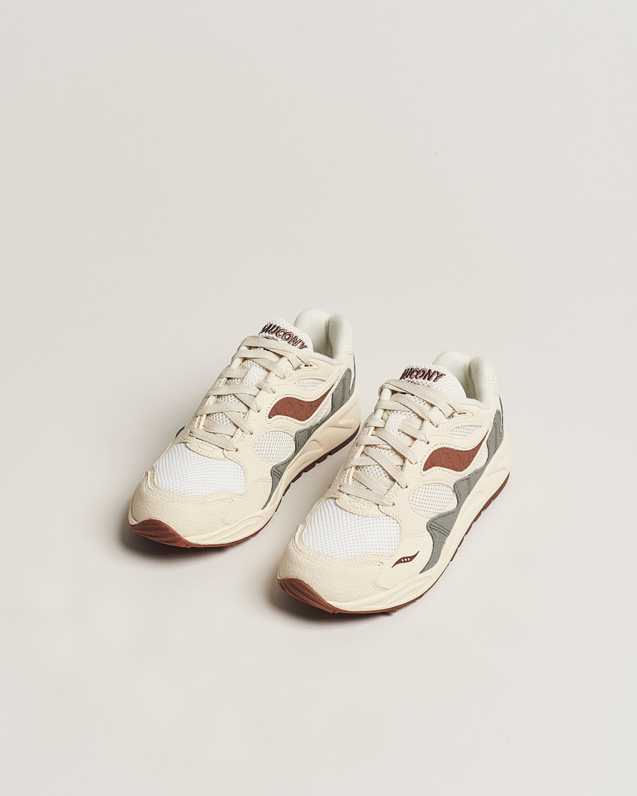 Herren | Saucony Grid Shadow 2 Sneaker Sand/Brown | Saucony | Grid Shadow 2 Sneaker Sand/Brown