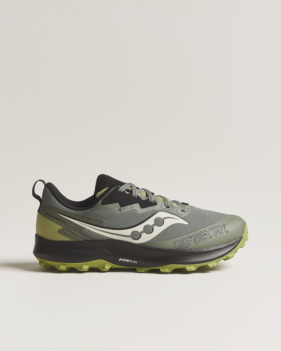 Herren | Saucony Peregrine 14 Gore-Tex Trail Sneaker Olive | Saucony | Peregrine 14 Gore-Tex Trail Sneaker Olive