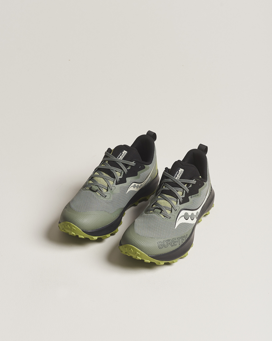 Herren | Saucony Peregrine 14 Gore-Tex Trail Sneaker Olive | Saucony | Peregrine 14 Gore-Tex Trail Sneaker Olive