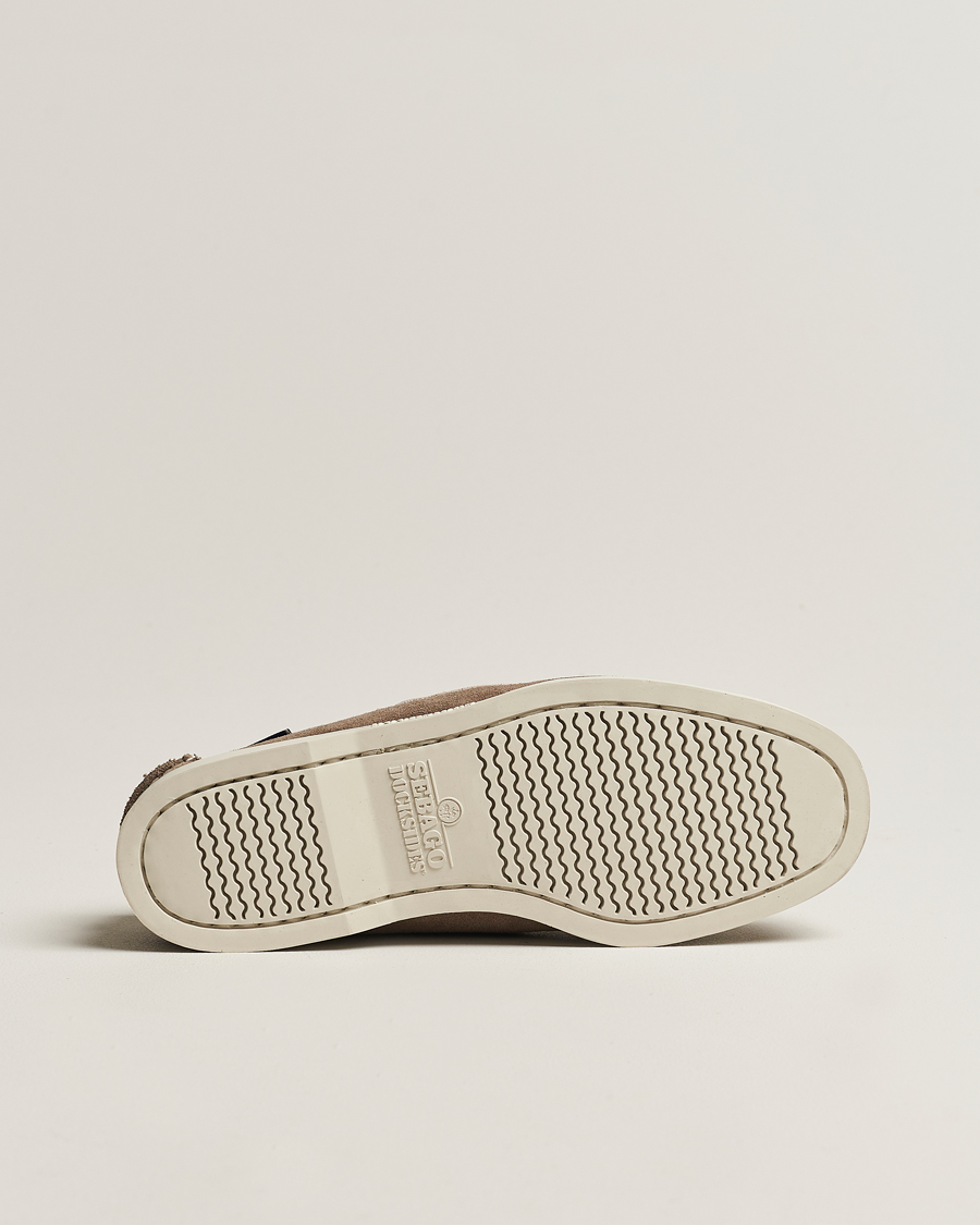 Herren | Sebago Docksides Portland Jib Boat Shoe Sage/Taupe/Camel | Sebago | Docksides Portland Jib Boat Shoe Sage/Taupe/Camel