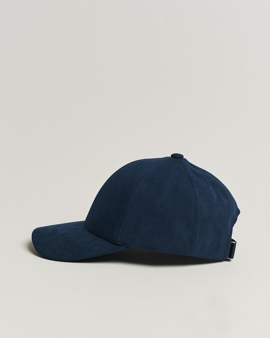 Herren | Neue Produktbilder | Varsity Headwear | Alcantara Baseball Cap Commodore Blue