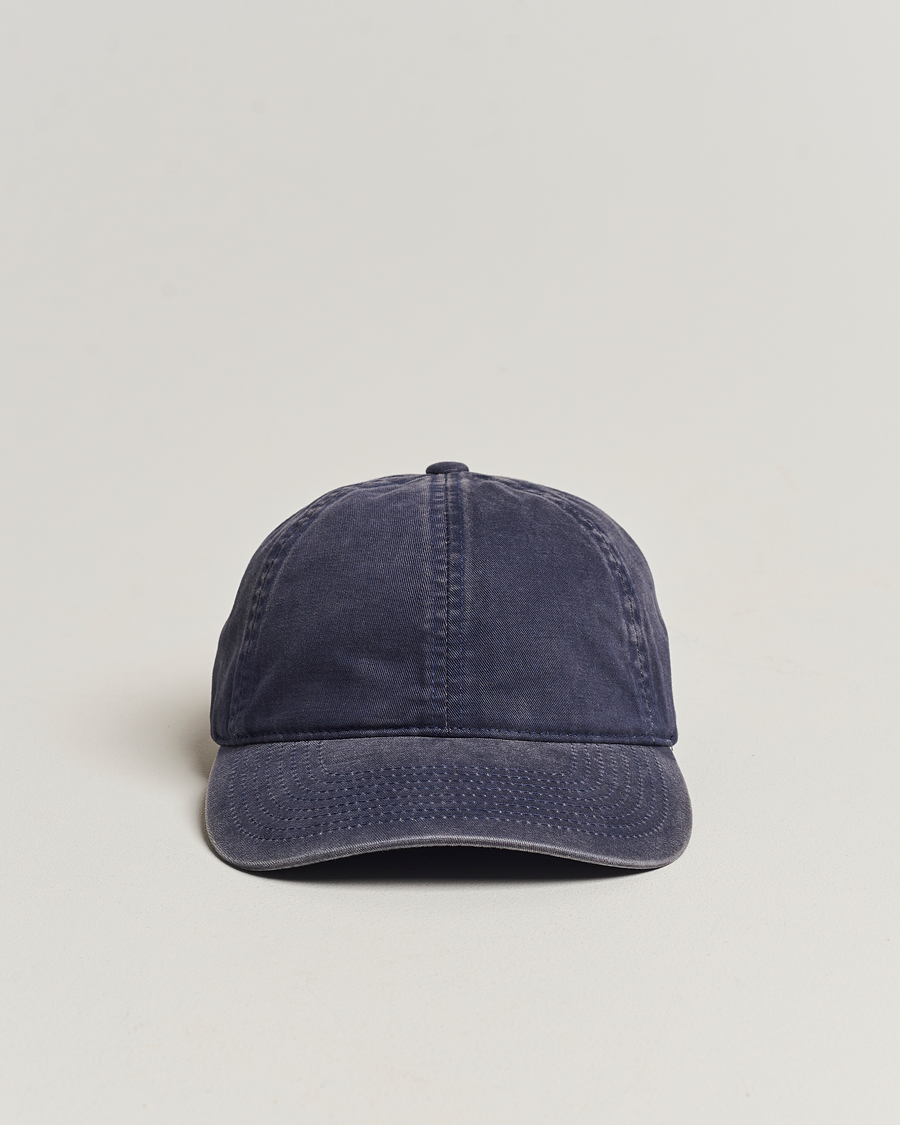 Herren | Varsity Headwear Washed Cotton Baseball Cap Blue | Varsity Headwear | Washed Cotton Baseball Cap Blue