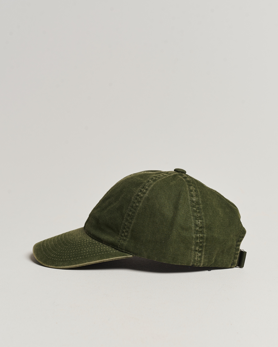 Herren | Varsity Headwear Washed Cotton Baseball Cap Green | Varsity Headwear | Washed Cotton Baseball Cap Green