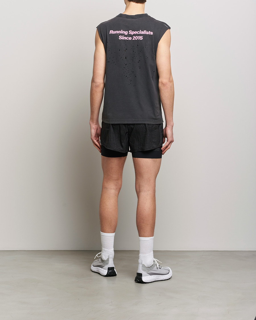 Herren | T-Shirts | Satisfy | MothTech Muscle Tee Aged Black