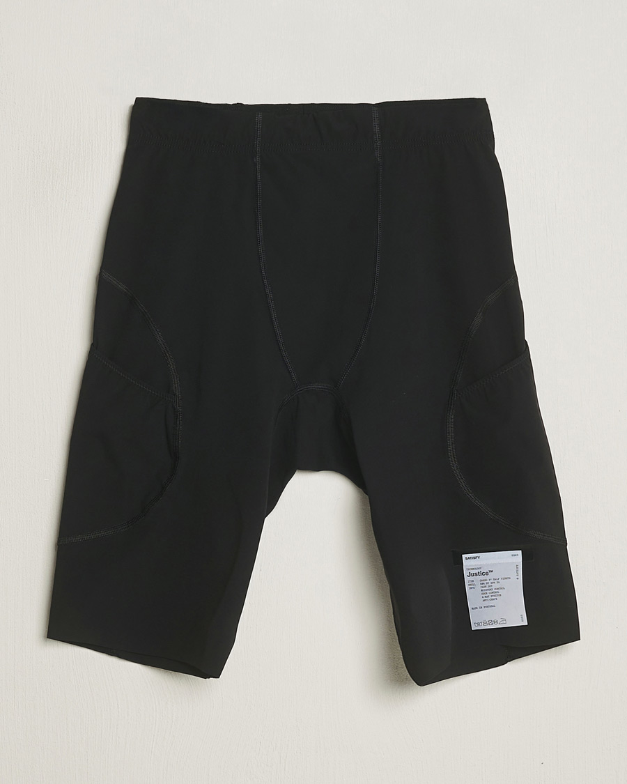 Herren | Shorts | Satisfy | Justice Cargo 9 Inch Half Tights Black