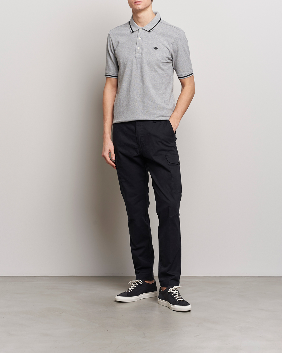 Herren | Poloshirts | Dockers | Original Cotton Polo Mid Grey Heather