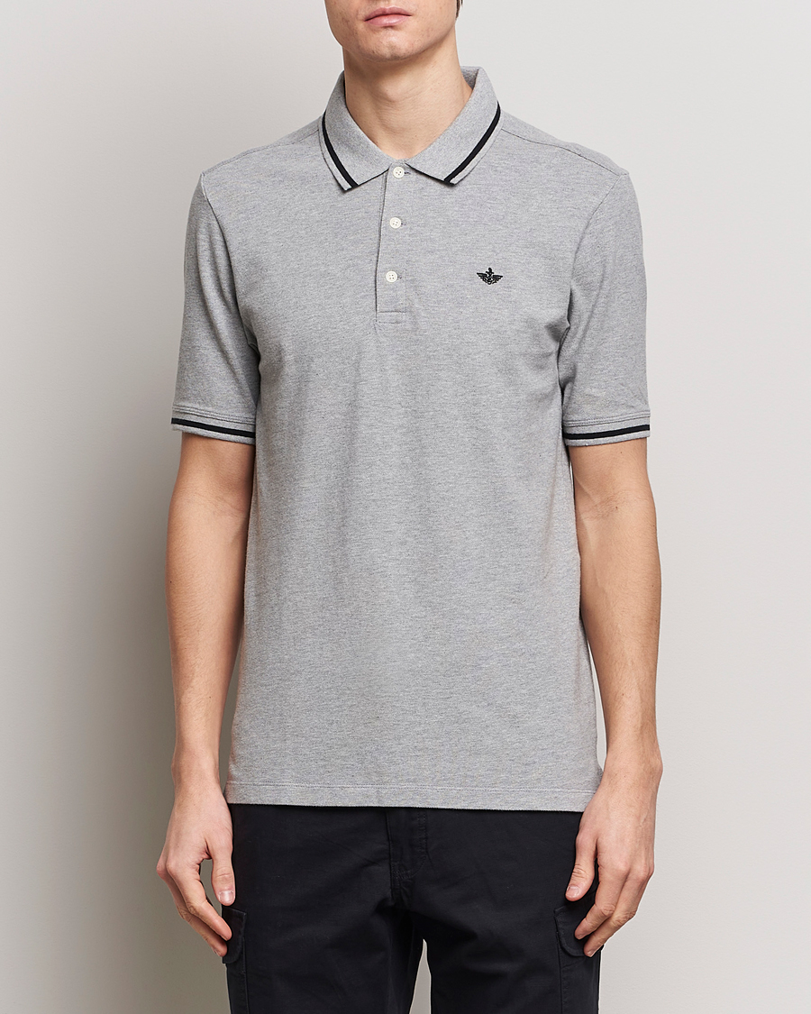 Herren | Poloshirts | Dockers | Original Cotton Polo Mid Grey Heather