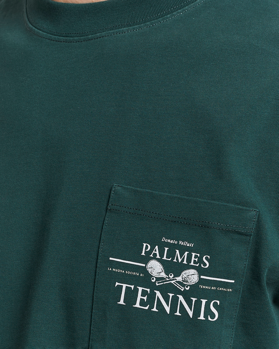 Herren | T-Shirts | Palmes | Vichi Pocket T-Shirt Dark Green