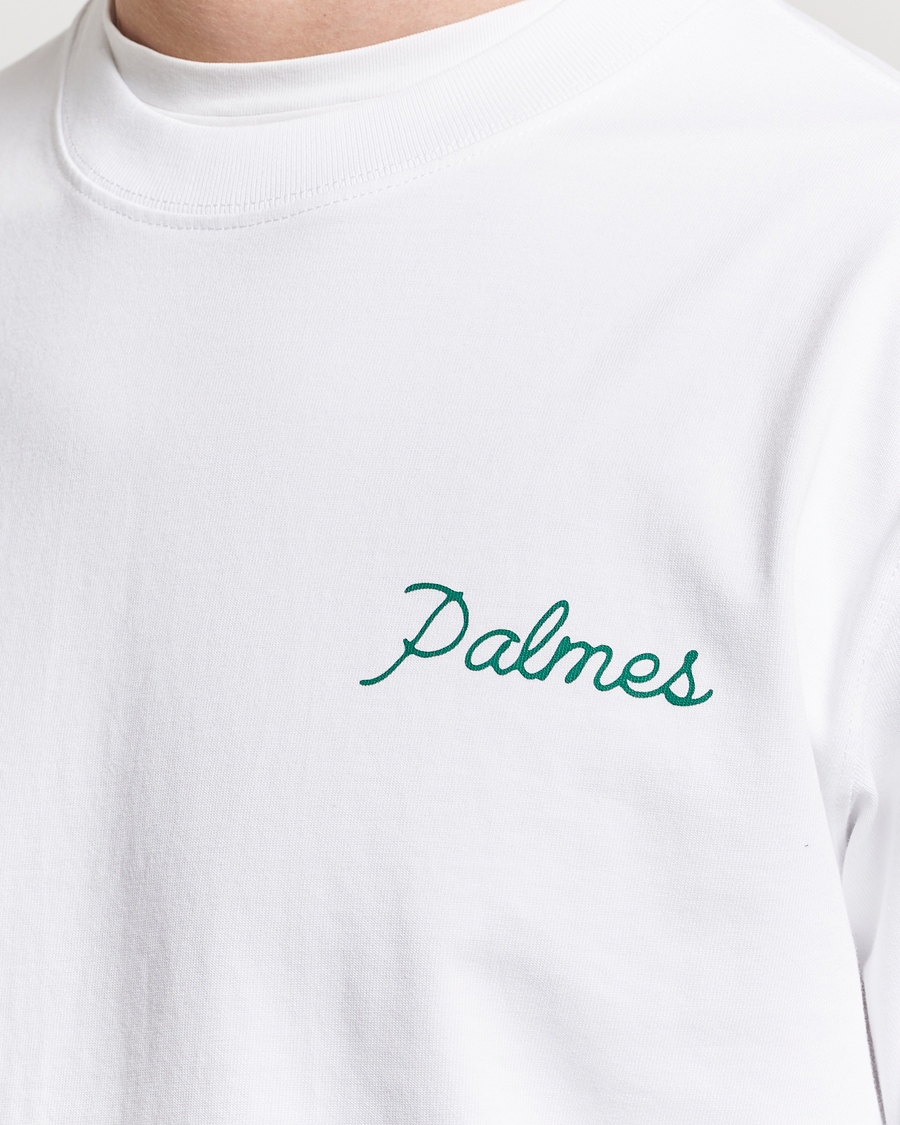 Herren | T-Shirts | Palmes | Sunset Long Sleeve T-Shirt White