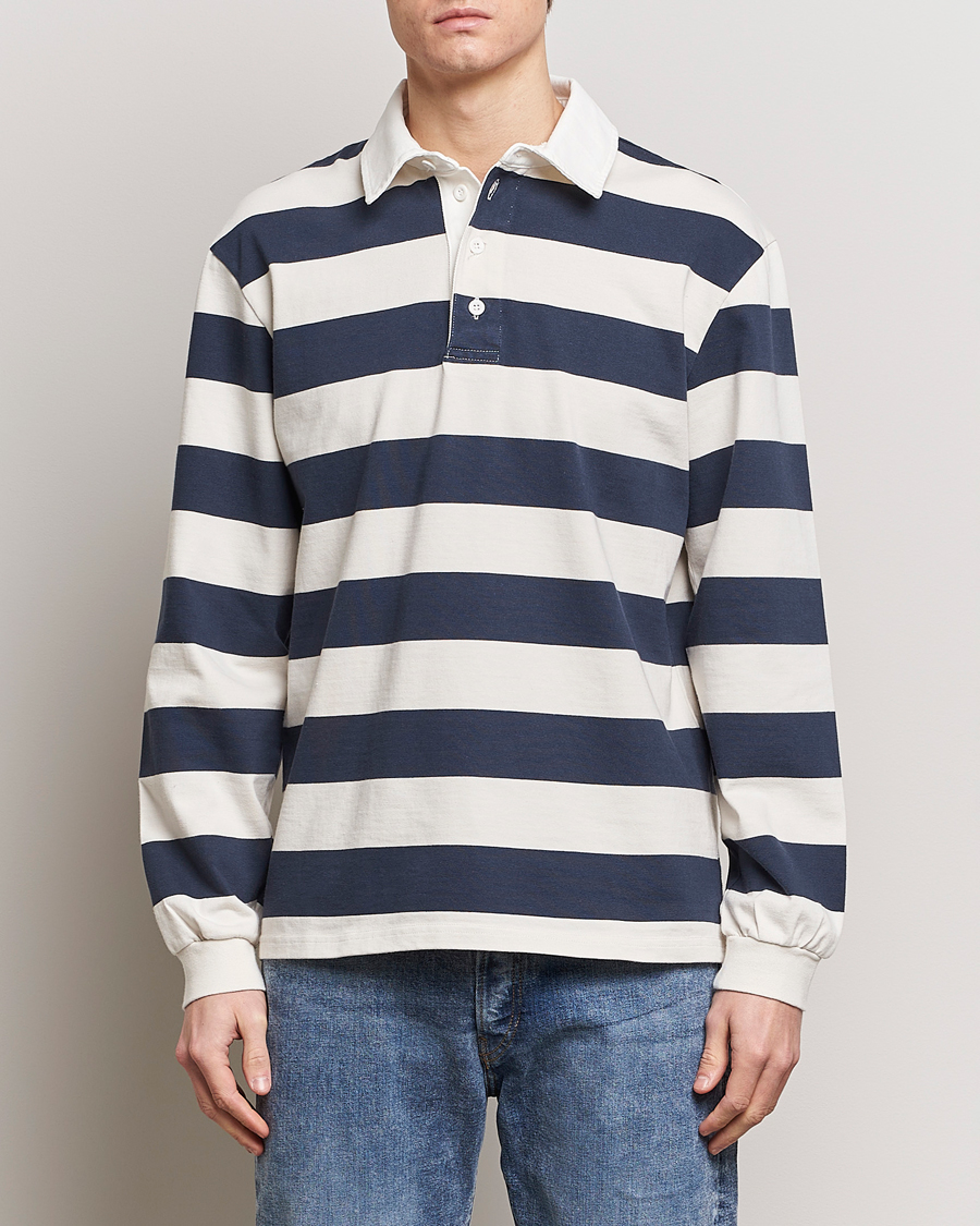 Herren | Pullover | Palmes | Colt Rugby Shirt Navy/White
