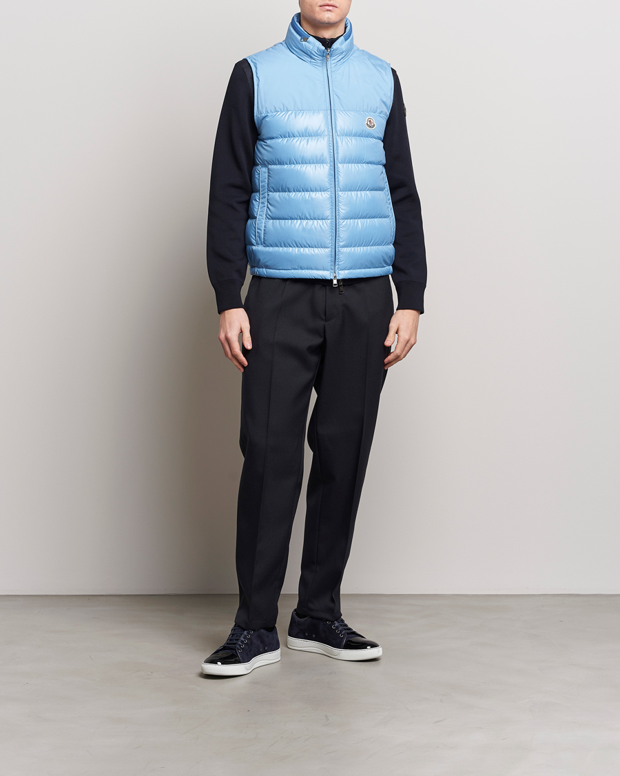 Herren | Jacken | Moncler | Cerces Down Vest Light Blue