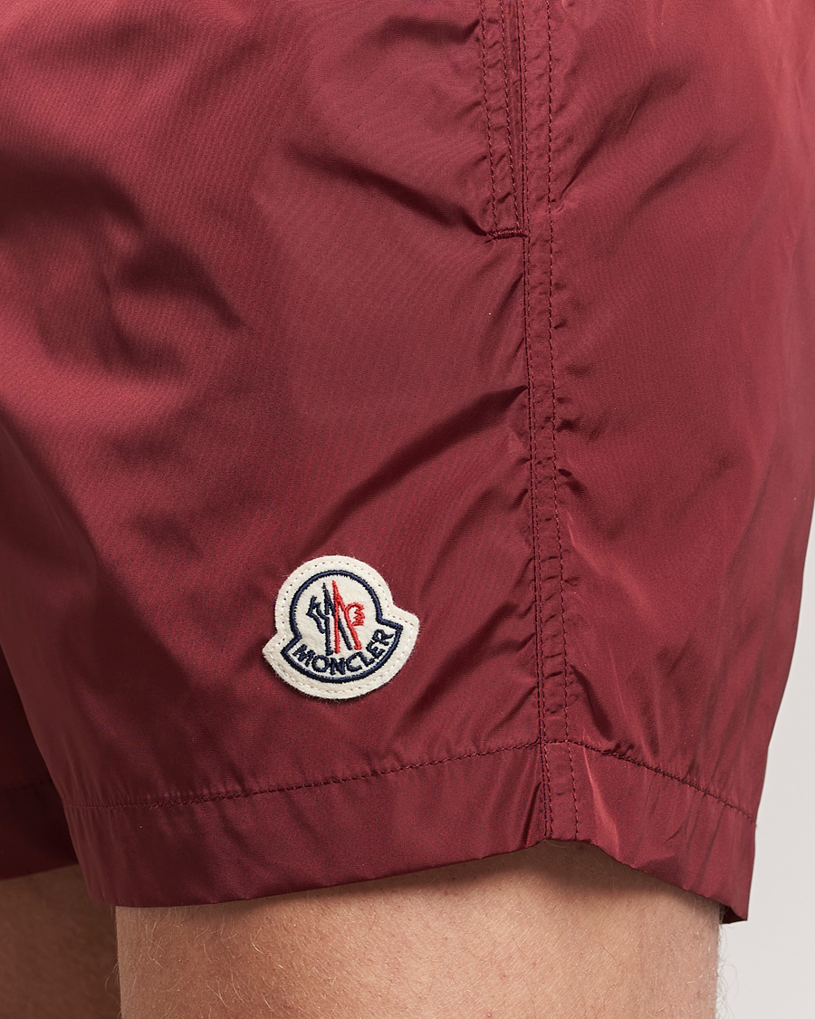 Herren | Badehosen | Moncler | Nylon Swim Shorts Burgundy