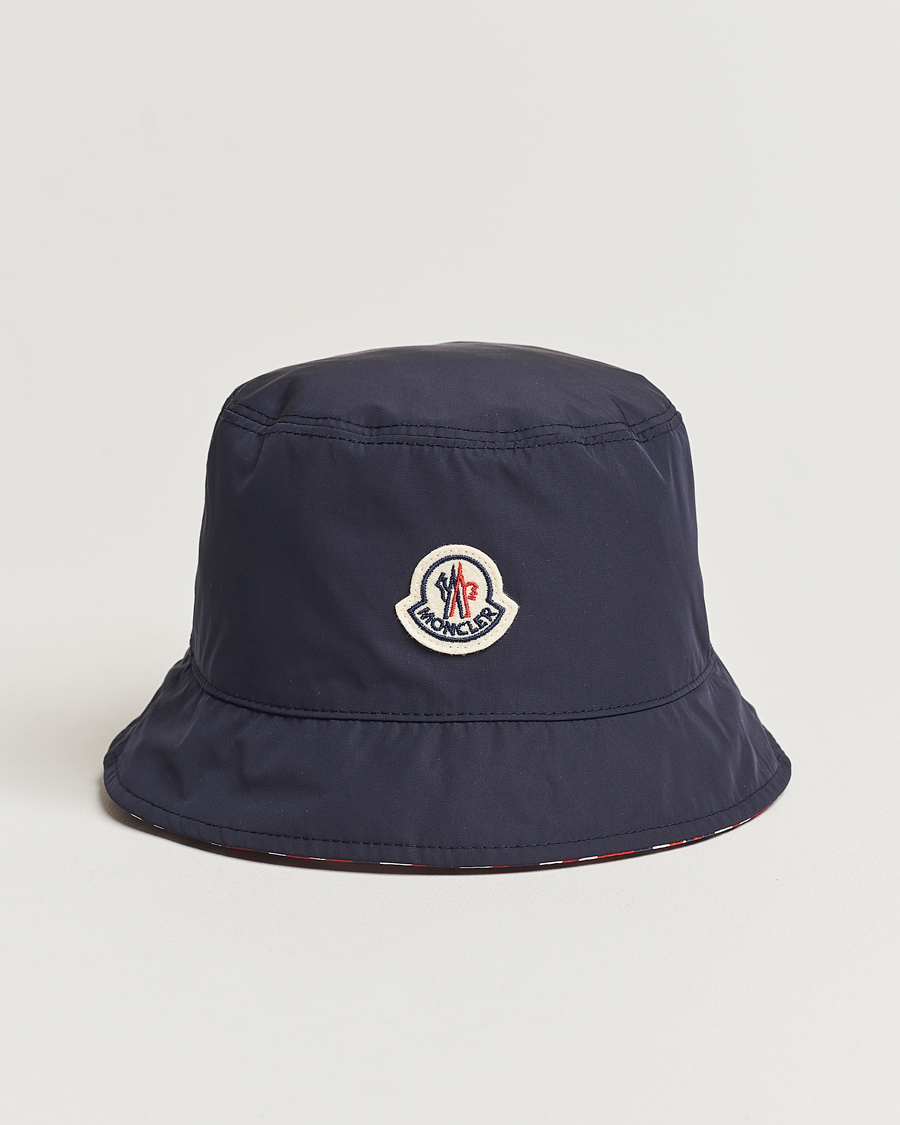 Herren | Moncler Nylon Bucket Hat Navy | Moncler | Nylon Bucket Hat Navy
