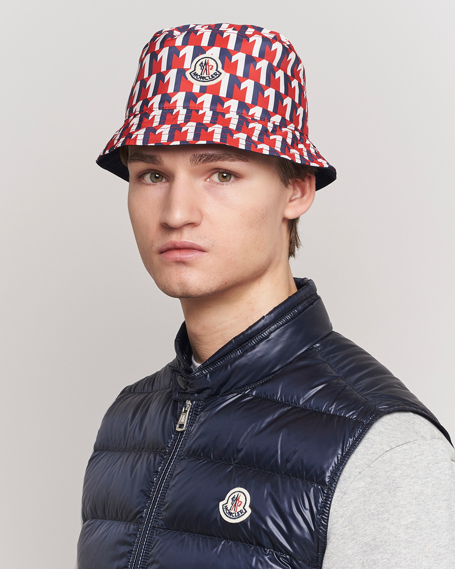 Herren | Moncler Nylon Bucket Hat Navy | Moncler | Nylon Bucket Hat Navy