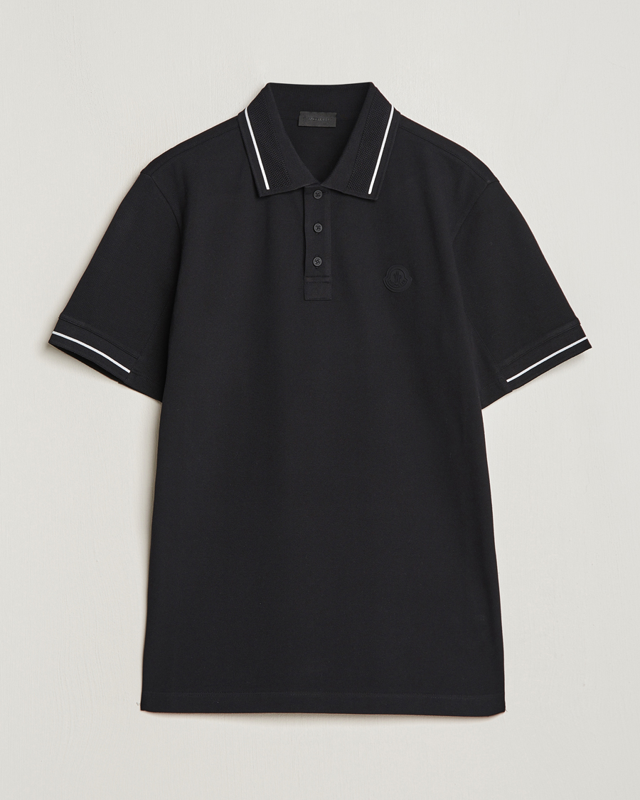 Herren | Poloshirts | Moncler | Tonal Logo Polo Black
