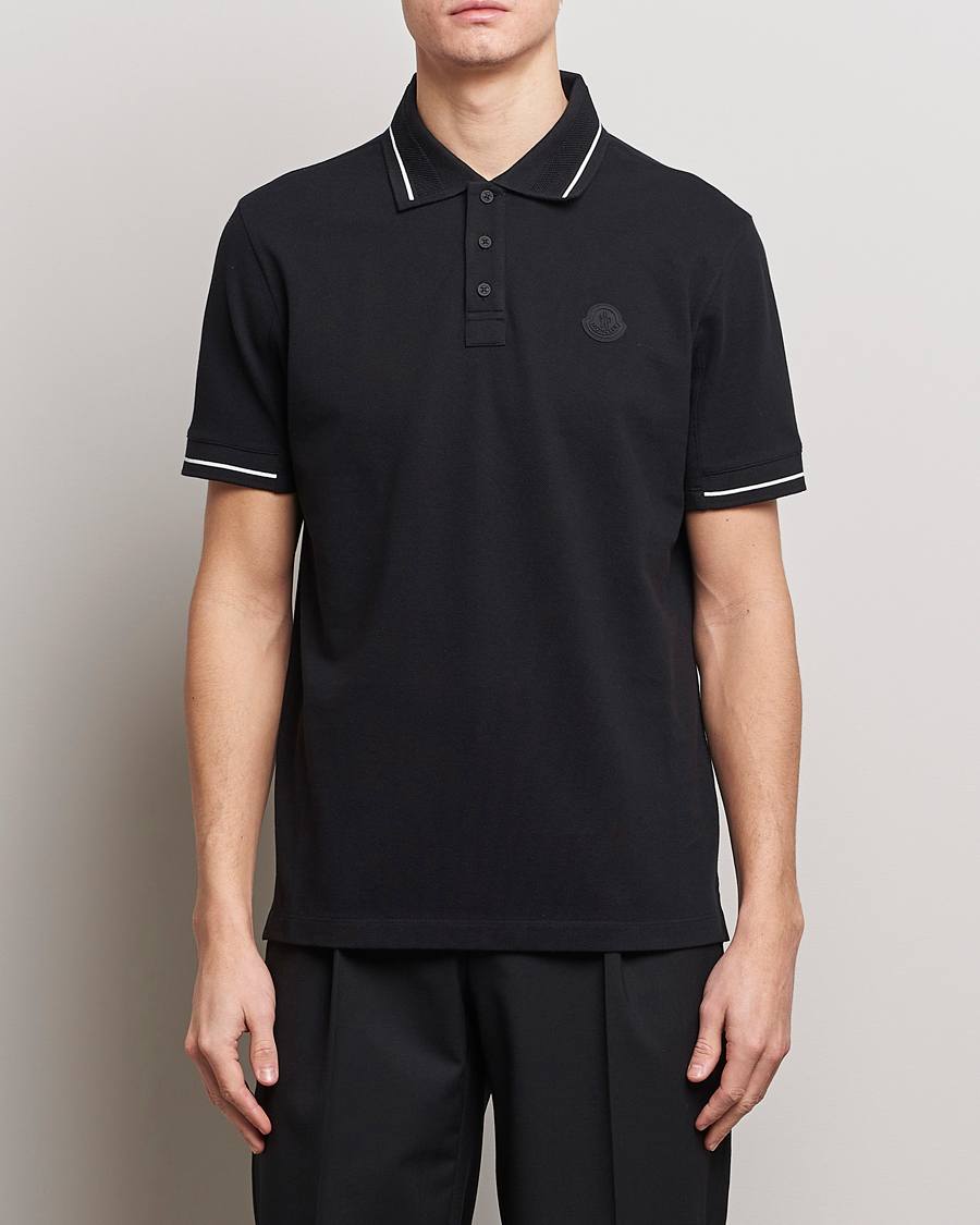 Herren | Poloshirts | Moncler | Tonal Logo Polo Black