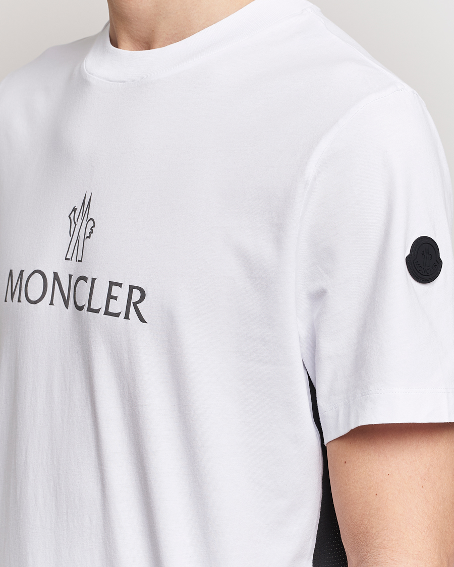 Herren | T-Shirts | Moncler | Reflective Logo T-Shirt White