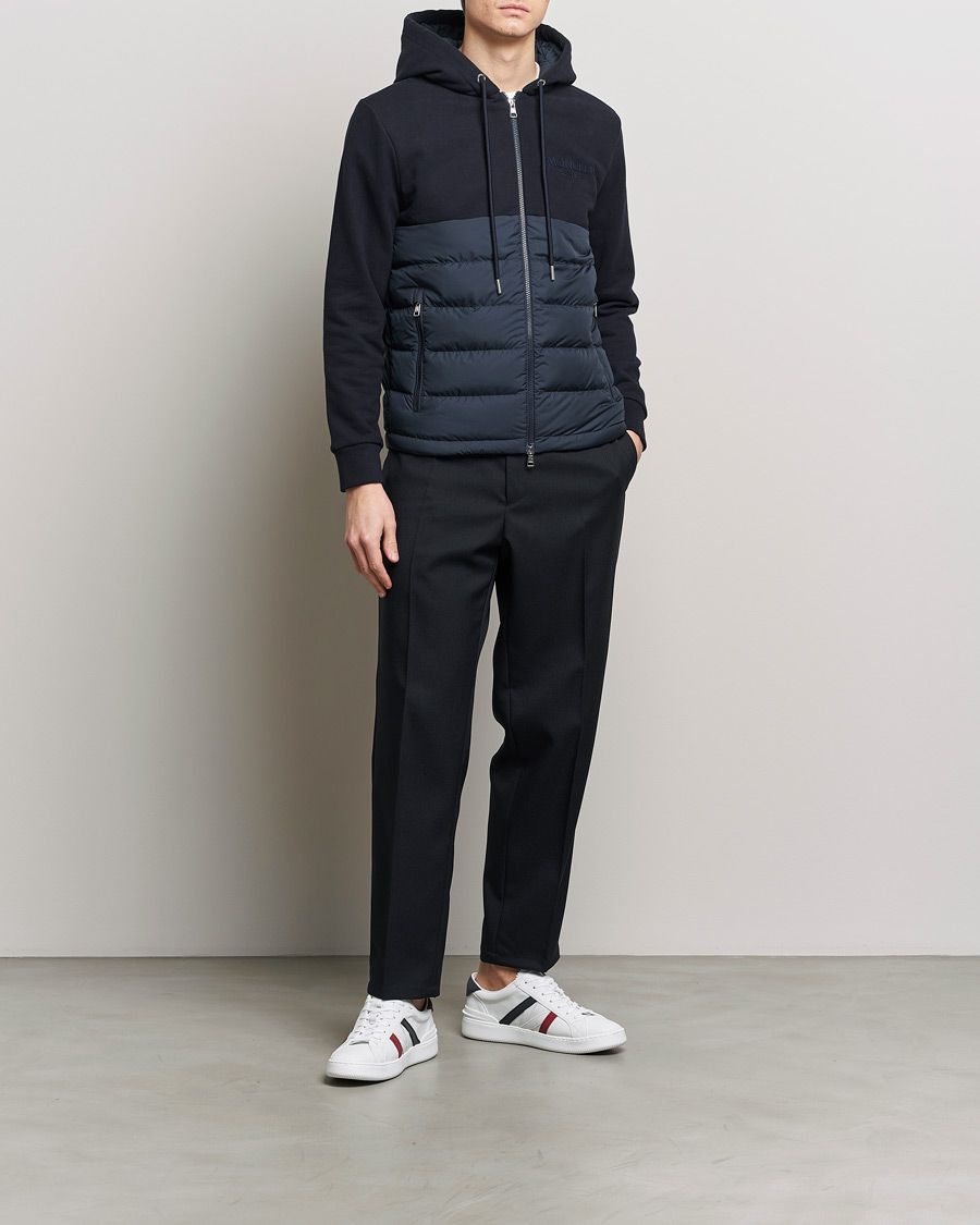 Herren | Jacken | Moncler | Down Panel Cardigan Jacket Navy